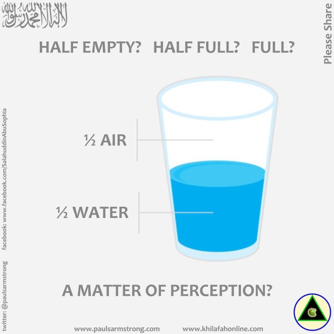 Half Empty? Half Full? Full? A Matter of Perception?