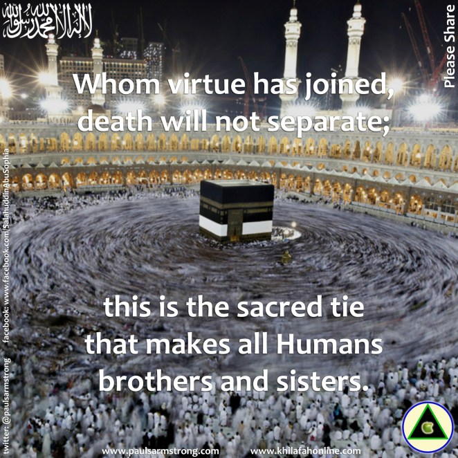 Whom virtue has joined