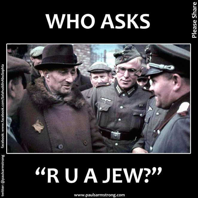 Who Asks: R U A Jew?