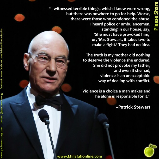 Patrick Stewart - Domestic Violence