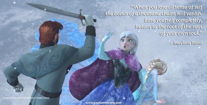 Rumi, Anna's sacrifice from Frozen