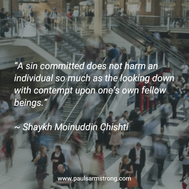 A sin committed does not harm an individual so much as