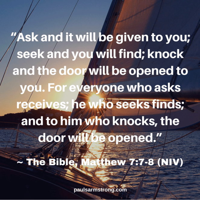 Ask and it will be given to you