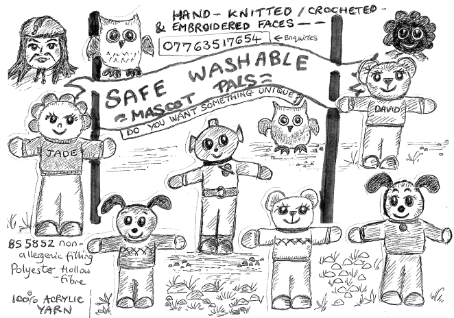 Safe Washable Mascot Pals - 2017 a