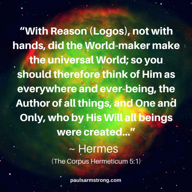 Hermes - With Reason (Logos), not with hands