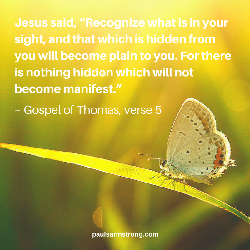 Perception Jesus Jesus, perception and discernment. – Paul Salahuddin Armstrong